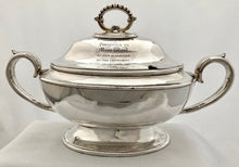 Victorian Silver Plated Soup Tureen. Richard Richardson, Sheffield circa 1891.