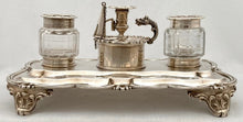 William IV Silver Inkstand. London 1834 Joseph Angell I & John Angell I. 16 troy ounces.