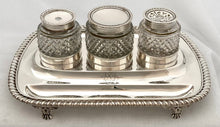 Georgian, George III, Silver Inkstand. London 1816 J. E. Terrey & Co. 25 troy ounces.