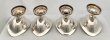 Georgian, George III, Four Silver Pedestal Salts. London 1797 Robert & David Hennell. 9 troy ounces.