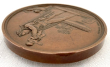 Early 19th Century Bronze Medal of Napoleon and The Baptism of The King of Rome.