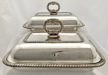 Georgian, George III, Pair of Old Sheffield Plate Entree Dishes, circa 1810.