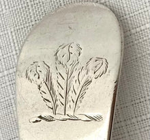 Georgian, George III, Twelve Silver Tablespoons, Crest of Blofeld. London 1787, Hester Bateman. 23.5 troy ounces.