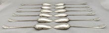 Georgian, George III, Twelve Silver Tablespoons, Crest of Blofeld. London 1787, Hester Bateman. 23.5 troy ounces.