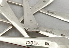 Georgian, George III, Twelve Silver Tablespoons, Crest of Blofeld. London 1787, Hester Bateman. 23.5 troy ounces.