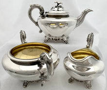 William IV Silver Tea Set. York 1836/38 James Barber & William North. 42 troy ounces.