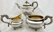 William IV Silver Tea Set. York 1836/38 James Barber & William North. 42 troy ounces.