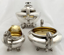William IV Silver Tea Set. York 1836/38 James Barber & William North. 42 troy ounces.