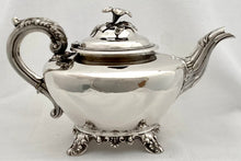 William IV Silver Tea Set. York 1836/38 James Barber & William North. 42 troy ounces.