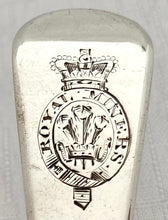 The Royal Miners Regiment, Six George III Silver Regimental Spoons. London 1811 Joseph Ash. 7.7 troy ounces.