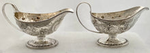 Georgian, George III, Pair of Silver Sauce Boats. London 1800 Godbehere, Wigan & Boult. 12 troy ounces.