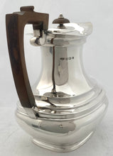George VI Silver Hot Water Jug. Sheffield 1937 Roberts & Belk. 20 troy ounces.