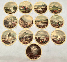 Battles of The British Army in Portugal, Spain & France Duke of Wellington Pictorial Box Medal.