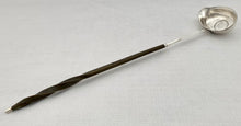 Georgian, George III, Silver Toddy Ladle Inset With A 1787 Shilling.
