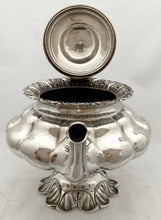 Silver Tea & Coffee Set Presented by King William IV Upon Launching the Miniature Frigate The Royal Adelaide. London 1833 Atkins & Somersall. 76 troy ounces.