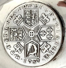 Georgian, George III, Silver Toddy Ladle Inset With A 1787 Shilling.