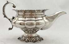 Silver Tea & Coffee Set Presented by King William IV Upon Launching the Miniature Frigate The Royal Adelaide. London 1833 Atkins & Somersall. 76 troy ounces.