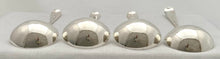 Georgian, George III, Four Silver Sauce Ladles. London 1802 William Sumner I. 5 troy ounces.