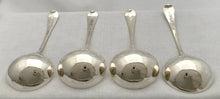 Georgian, George III, Four Silver Sauce Ladles. London 1802 William Sumner I. 5 troy ounces.