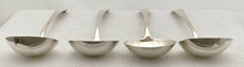 Georgian, George III, Four Silver Sauce Ladles. London 1802 William Sumner I. 5 troy ounces.