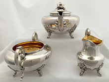 Late Georgian Old Sheffield Plate Tea Set. Blagden Hodgson & Co. Sheffield, circa 1825 - 1835.
