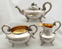 Late Georgian Old Sheffield Plate Tea Set. Blagden Hodgson & Co. Sheffield, circa 1825 - 1835.