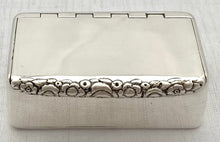 Georgian, George III, Silver Snuff Box. London 1817 George Pearson. 3.4 troy ounces.