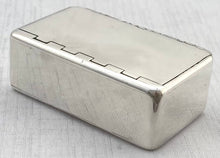 Georgian, George III, Silver Snuff Box. London 1817 George Pearson. 3.4 troy ounces.