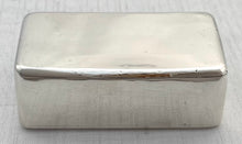 Georgian, George III, Silver Snuff Box. London 1817 George Pearson. 3.4 troy ounces.