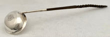 Georgian, George III, Silver Toddy Ladle. London 1805.