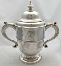 Georgian, George I, Silver Cup & Cover. London 1727 Edward Vincent. 39 troy ounces