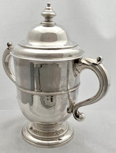 Georgian, George I, Silver Cup & Cover. London 1727 Edward Vincent. 39 troy ounces