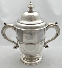 Georgian, George I, Silver Cup & Cover. London 1727 Edward Vincent. 39 troy ounces
