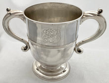 Georgian, George I, Silver Cup & Cover. London 1727 Edward Vincent. 39 troy ounces