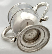 Georgian, George I, Silver Cup & Cover. London 1727 Edward Vincent. 39 troy ounces