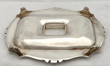 Edwardian Silver Inkstand. Sheffield 1907 Martin, Hall & Co. 7 troy ounces.