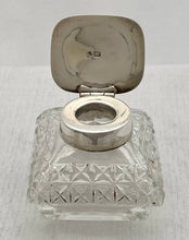 Edwardian Silver Inkstand. Sheffield 1907 Martin, Hall & Co. 7 troy ounces.