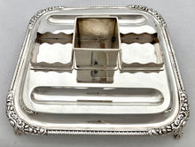 Georgian, George III, Silver Inkstand. London 1817 Thomas Radcliffe.  28 troy ounces.