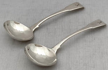 Georgian, George III, Pair of Silver Sauce Ladles. London 1813 Richard Turner. 3.4 troy ounces.