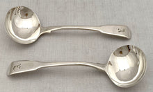 Georgian, George III, Pair of Silver Sauce Ladles. London 1813 Richard Turner. 3.4 troy ounces.