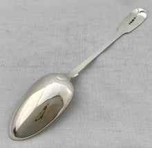 Georgian, George IV, Silver Basting Spoon. London 1828 William Chawner II. 4.5 troy ounces.