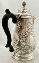 Georgian, George III, Silver Coffee Pot, London 1783 Hester Bateman. 26 troy ounces.