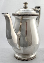 Georgian, George III, Silver Coffee Pot. London 1817 Charles Fox I. 20 troy ounces.