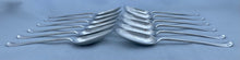 Georgian, George II, Twelve Scottish Silver Tablespoons. Edinburgh 1754 Lothian & Robertson. 27 troy ounces.