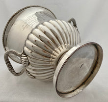 An Edwardian Silver Plated Wine Cooler Presented to Lionel Nathan de Rothschild.