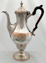 Georgian, George III, Old Sheffield Plate Coffee Pot, circa 1780 - 1800.