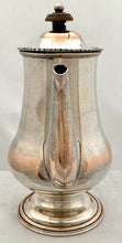 Georgian, George IV, Old Sheffield Plate Coffee Pot, circa 1820.