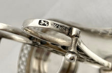 Georgian, George III, Silver Galleried Inkstand. London 1776 Makepeace & Carter. 6.7 troy ounces.