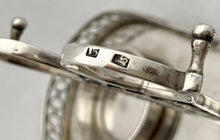 Georgian, George III, Silver Galleried Inkstand. London 1776 Makepeace & Carter. 6.7 troy ounces.