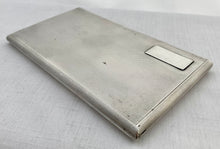 Elizabeth II Silver Cigarette Case. London 1952 Asprey & Co Ltd. 6.9 troy ounces.